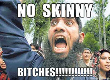 NO SKINNY BITCHCES!!!!!