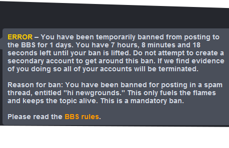 BANNED AGAIN!?