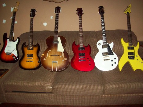 My Growing "Family" of Guitars.