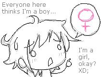 I'm a girl ok!