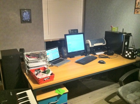 "new" work area :D