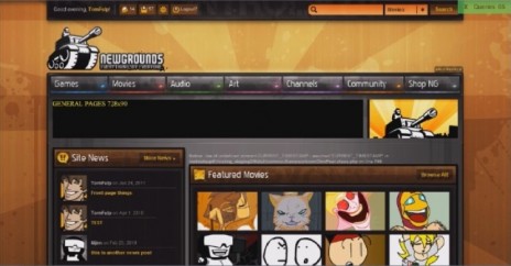 Newgrounds Redesign Tomorrow