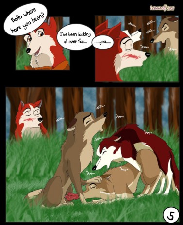 Balto yiff comic pg 5