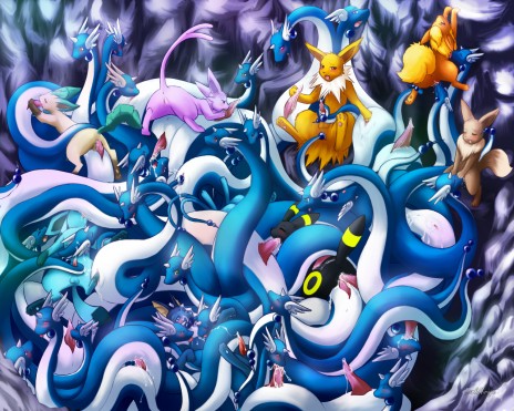 Poke' orgy