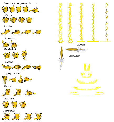 pikachu sheet