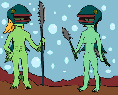 FISH WARRIORS. Aka Zoras