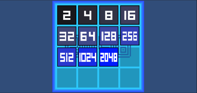 Working on 2048 game - by Keikuethas