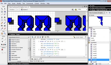 Advanced 3D Digital Clock!