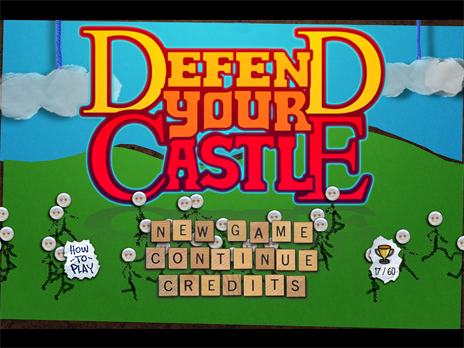 place units to defend your castle game