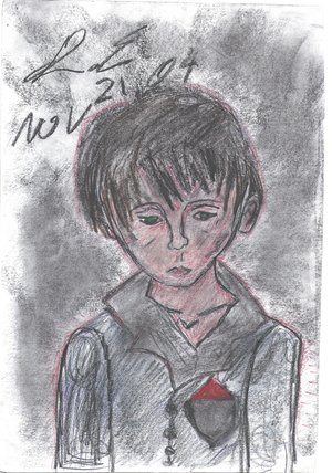 My drawing of a orphan