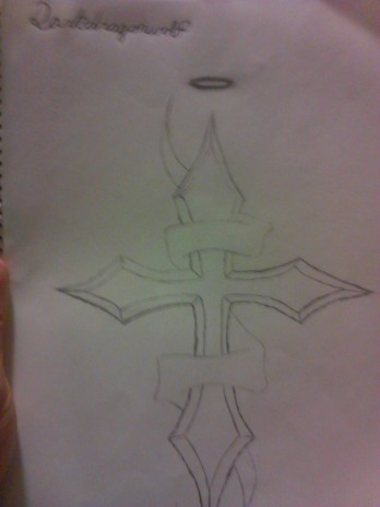 drew this cross