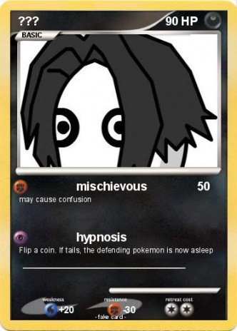 my own little pokemon card