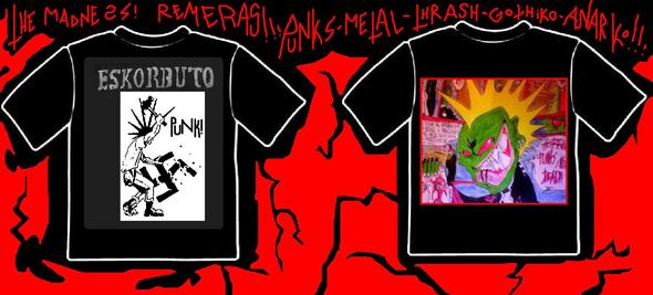 SHIRTS PUNK-THRASH-METAL-GOTHIK AND MORE!