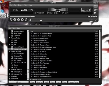 So I downloaded Dimrain47's music.