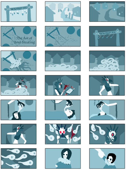 Story Boarding for Upcoming Animation