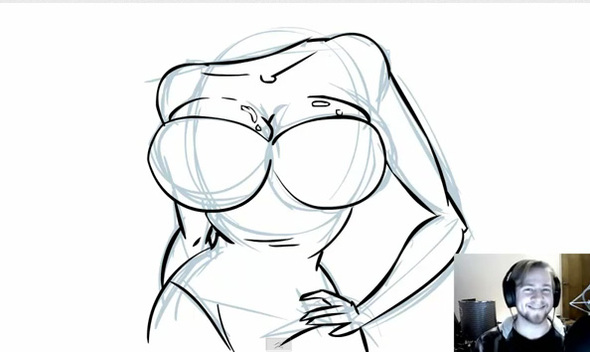 Video Drawing Tutorials! And Boobies!