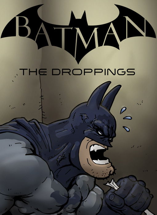 BATMAN COMIC ART, RicePirate NEWS! PUNCH AND PIE!