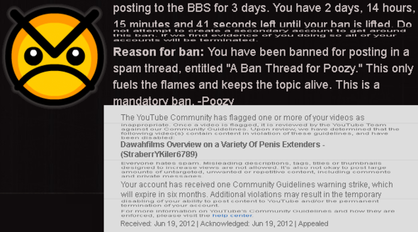 bbs ban & my youtube is doomed