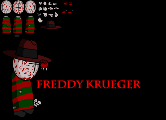 The Freddy Krueger Madness Sprites