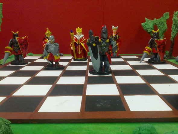 What does it look like when all the chess Piece are in togheter?