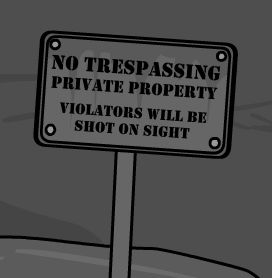 No Trespassing