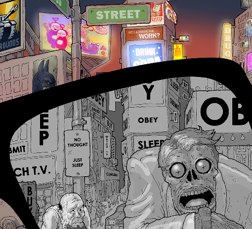 NEW ART! THEY LIVE! comic JAM - by deathink