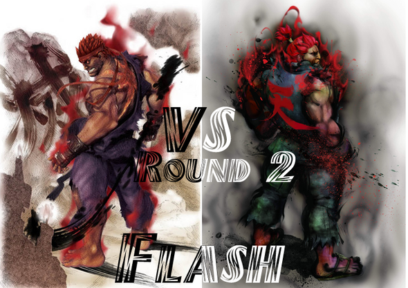 Ryu vs Akuma Round 2