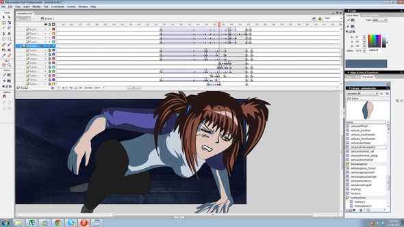 Flash Anime Progress