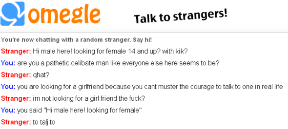 Every omegle conversation ever