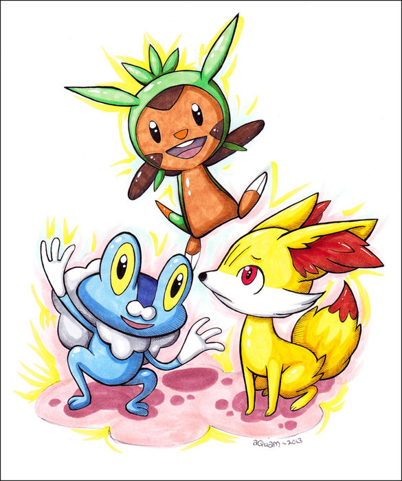 OMG POKEMON GEN VI STARTERS