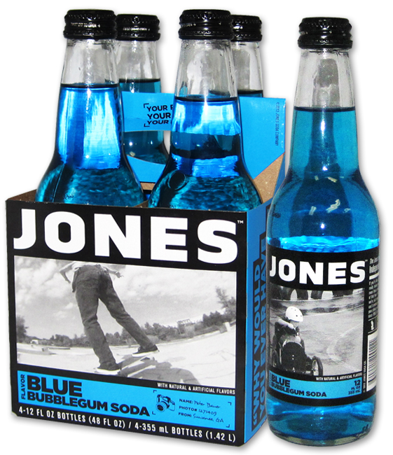 Blue Bubblegum Jones Soda