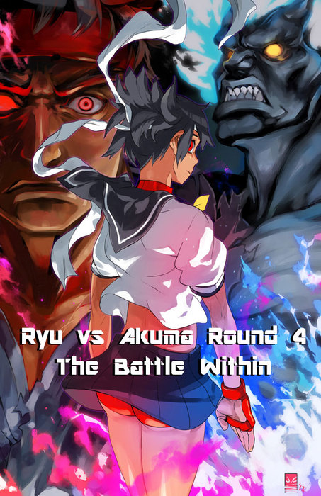 Ryu vs Akuma Round 4