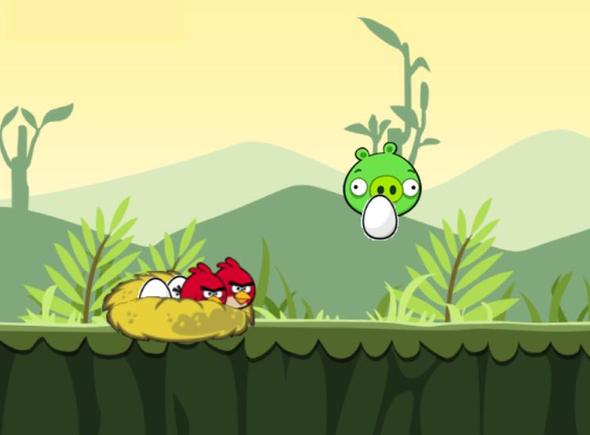 Angry Birds -The Run (Idea.. and Test Game)