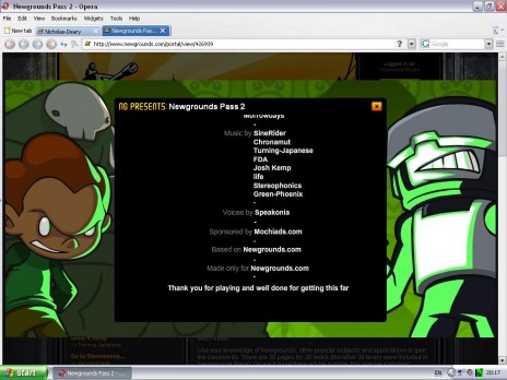 I Beat Newgrounds Pass 2!