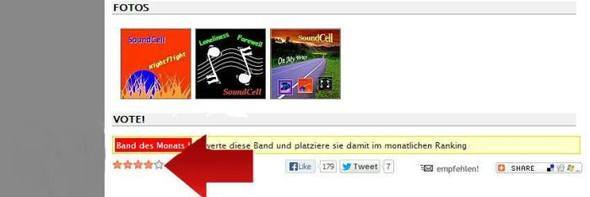 Voten für SoundCell 