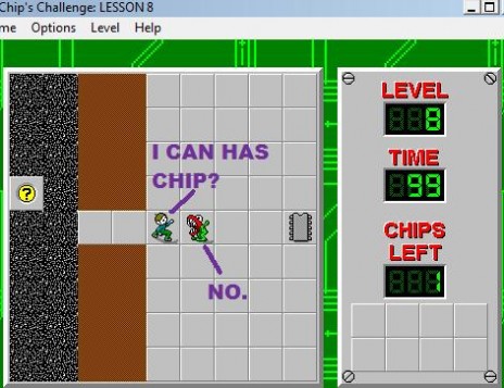 Slash Takes On Chip's Challenge: Levels 1-8