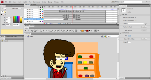 da new animation progress