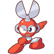 This is chibi cutman...Pretty little ba-ard in megaman series...