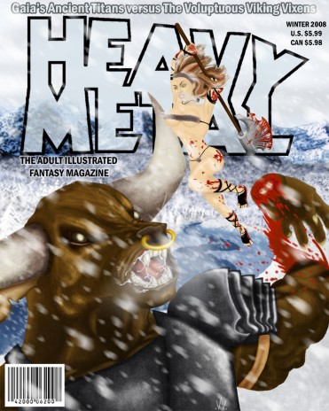 Art Contest: Heavy Metal mag cover