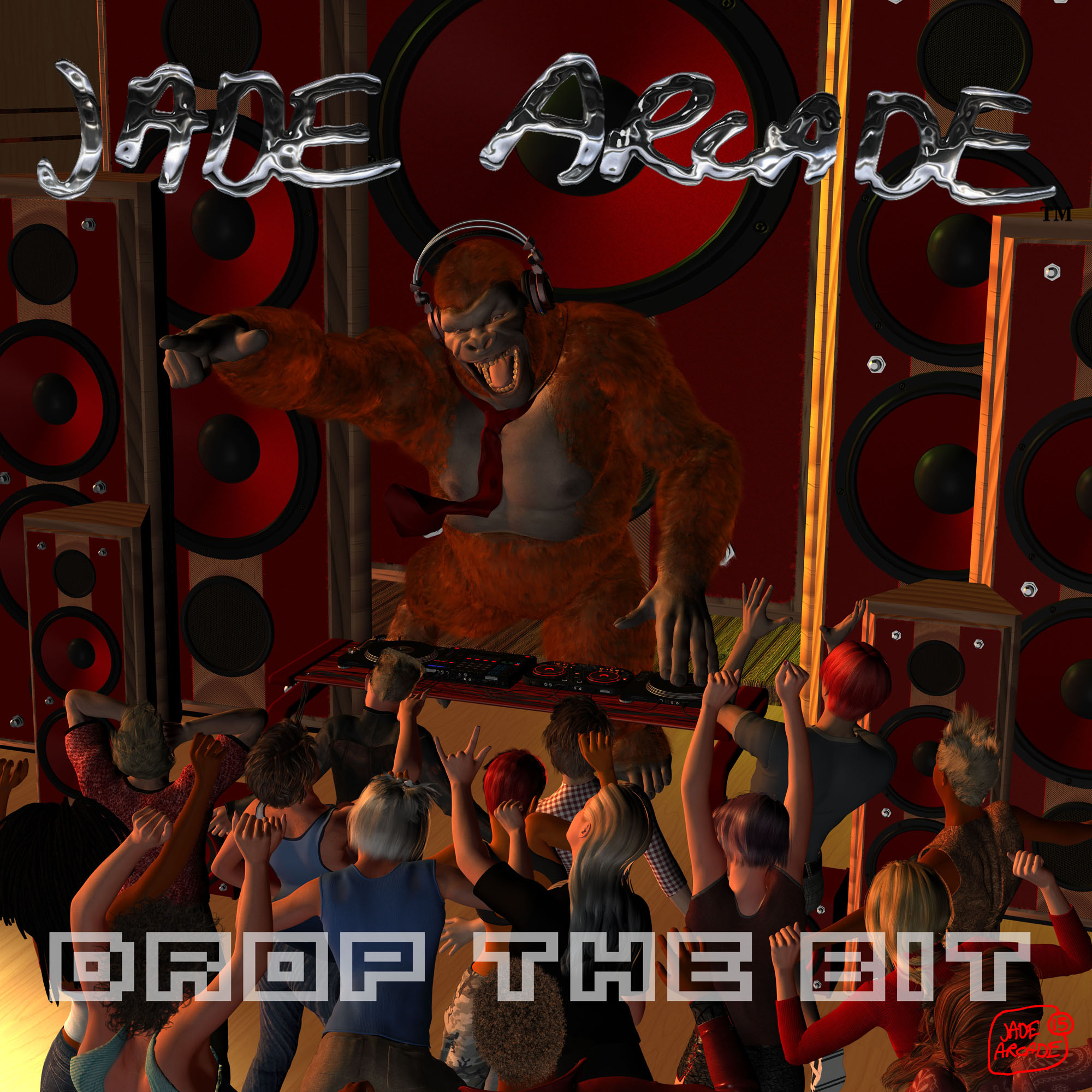 Cover art for my new album "Drop the Bit"