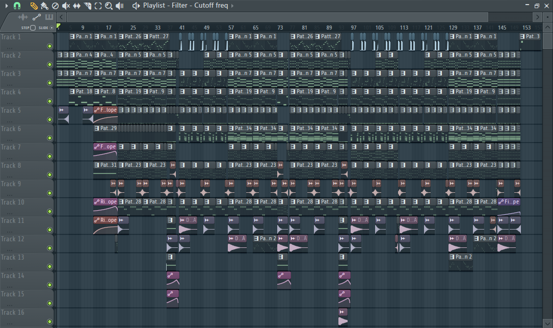 The project file for "Mixy Motions."