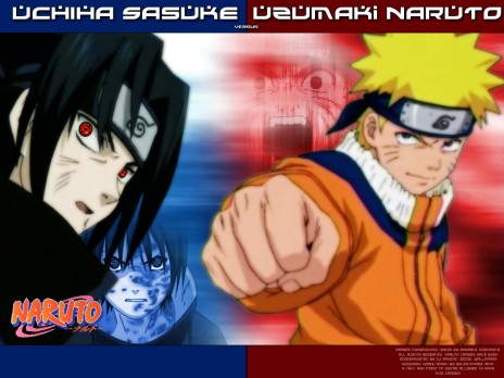 sasuke v.s naruto